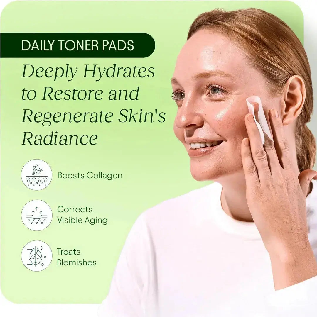 JIYU Toner Pads – Korean Skincare for Dark Spots, Wrinkles & Dull Skin